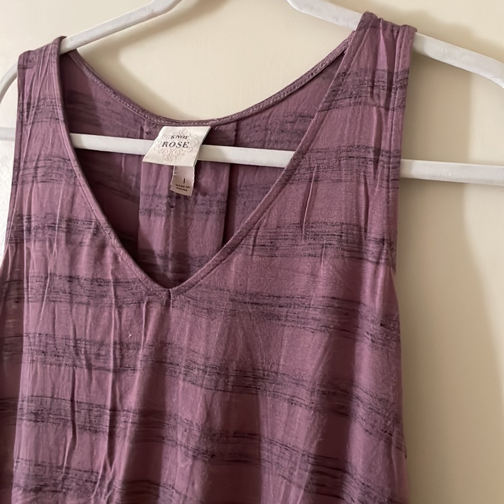 Large Purple Tank Top - Picture 2 of 6